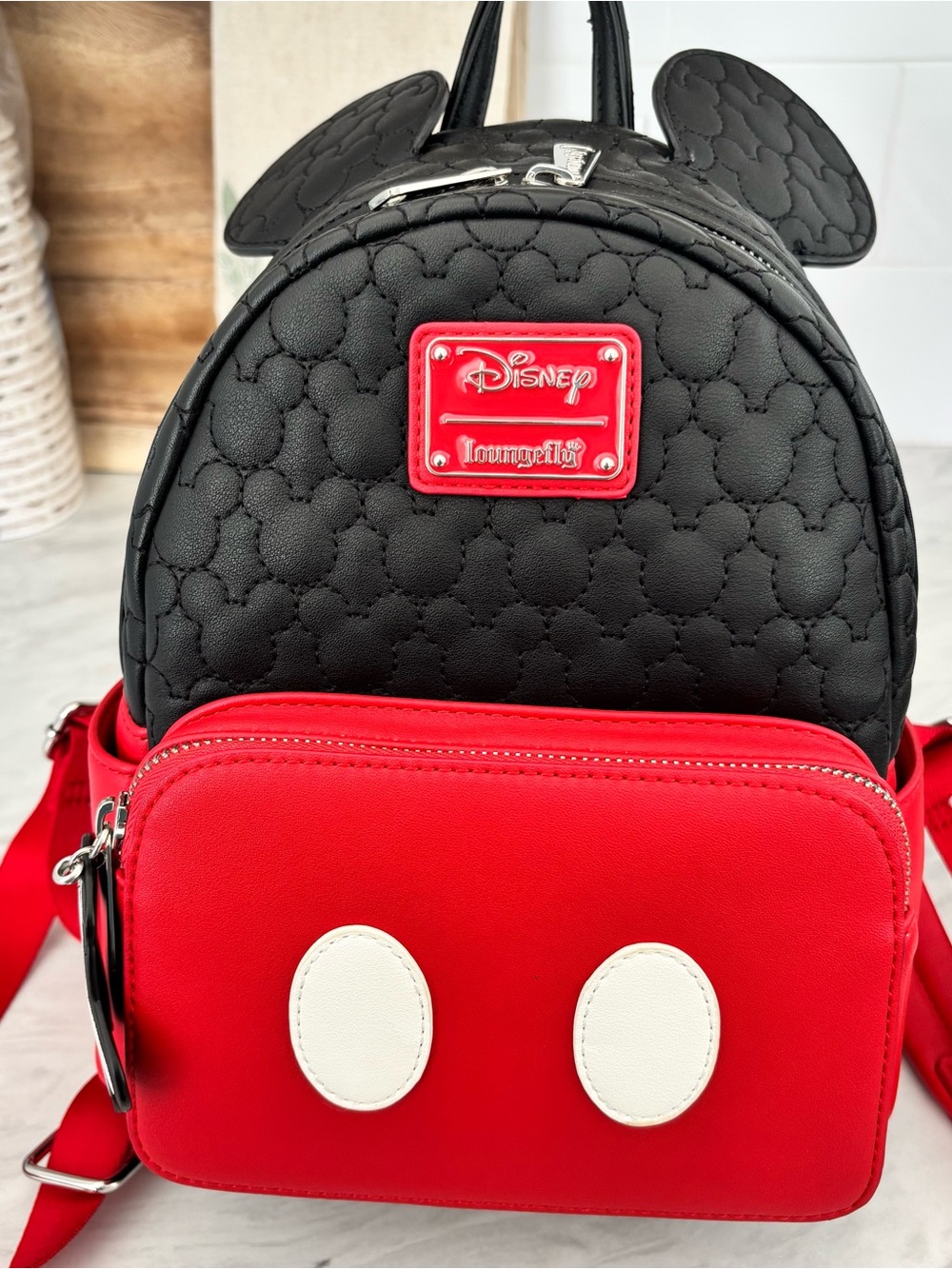 Loungefly Mickey Quilted Backpack